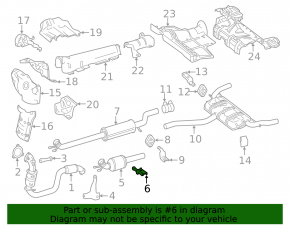 Capacul de protecție a silențiosului față pentru Mercedes CLA 250 14-19 tip1