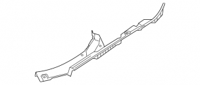Уплотнитель крыла капот-крыло левый Volvo XC60 18-26 пластик