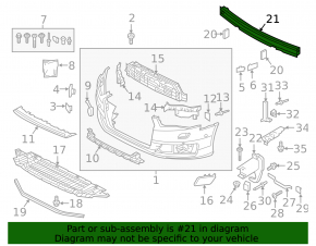 Intarire bara fata pentru Audi A6 C7 12-18