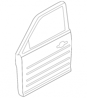 Дверь голая передняя правая Ford Flex 09-19