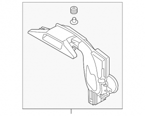 Воздухоприемник Mazda 3 14-18 BM 2.0
