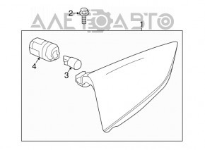 Поворотник передний правый Nissan Leaf 11-12