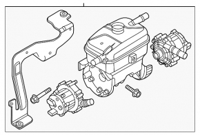 Vas de expansiune a lichidului de răcire Kia Niro 23-25