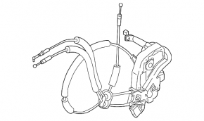 Замок двери передней правой Infiniti QX56 QX80 10-20