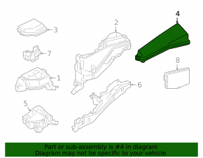 Крышка блока предохранителей подкапотная Toyota Camry v55 15-17 2.5 usa