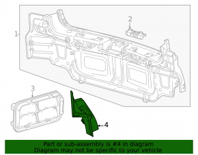 Capac stop aripă exterioară, dreapta, Chevrolet Equinox EV 24-26