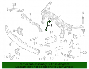 Скоба замка капота Mercedes C-class W205 15-21 на телевизоре