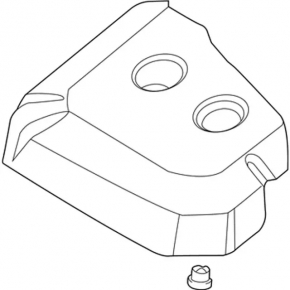 Накладка двигателя Ford Escape MK3 13-16 2.0T