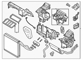 Печка в сборе кондиционер Mazda CX-5 22-25 auto