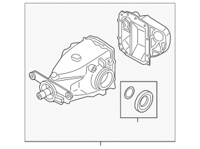 Задний дифференциал редуктор BMW 3 F30 12-16 3.15