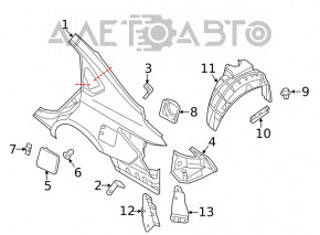 Grila de ventilatie stanga Nissan Altima 13-18
