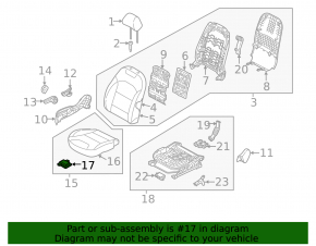 Датчик присутствия пассажира occupant Kia Niro 17-22