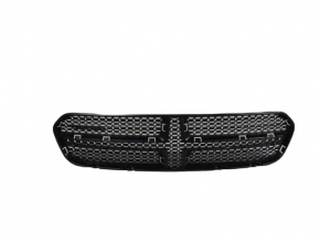 Решетка радиатора grill голая Dodge Durango 14-20 черная тип 2