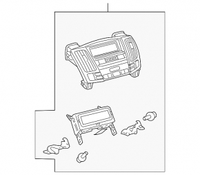 Монитор, дисплей Lexus RX300 RX330 RX350 RX400h 04-07 США