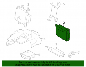 High Intensity Discharge HID Headlight Control Module Subaru Outback 20-23