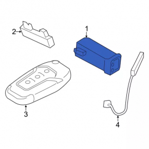ANTI-THEFT RECIEVER CONTROL ANTENNA Ford Escape MK4 20-23