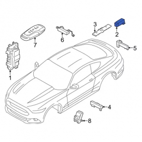 ANTI-THEFT RECIEVER CONTROL ANTENNA Ford Escape MK4 20-23