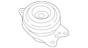 Подушка двигателя левая Nissan Altima 13-18 2.5