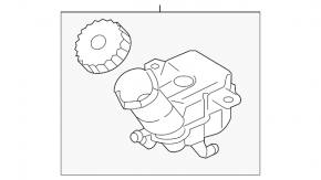 Бачок ГТЦ Mitsubishi Outlander Sport ASX 10-23 акпп