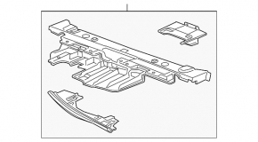 Накладка телевизора Chevrolet Cruze 15-16