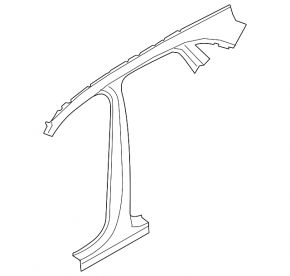 Pilon central dreapta pentru Porsche Cayenne 19-26