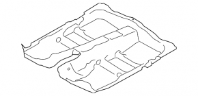 Покрытие пола Subaru Impreza 17-23 GK МКПП