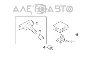 Tire Pressure Monitor Sensor TPMS Module Kia Optima 11-13