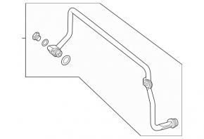 Conducta de racire cutie de viteze dreapta Mercedes C-class W205 300 15-18