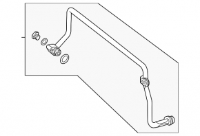 Conducta de racire cutie de viteze dreapta Mercedes C-class W205 300 15-18