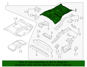 Корыто багажника Ford Mustang Mach-E 21-26