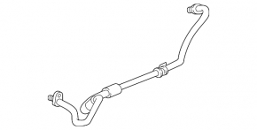 Conductă condensator-compresor aer condiționat pentru Land Rover Range Rover Velar 18-20 2.0T