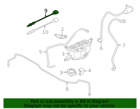 Лямбда-зонд правый первый VW Passat b8 16-19 USA 3.6