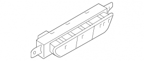 Кнопки памяти сиденья передего левого Audi A6 C8 19-24 хром