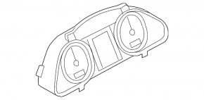 Щиток приборов Audi Q7 4L 10-12