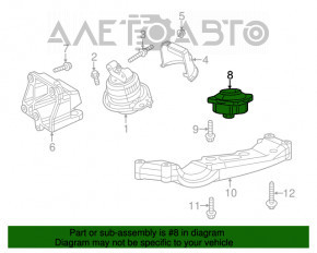 Подушка АКПП Chrysler 300 11-21 AWD