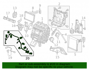 Проводка печки Honda Civic XI FE/FL 22-26