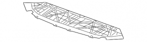 Защита переднего бампера Audi A4 B9 18-19 RS4