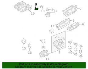 Прикуриватель центральной консоли передний Audi Q7 16-19