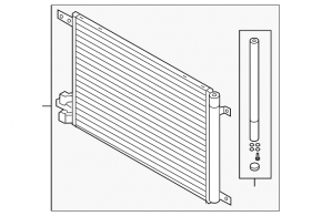 Condensator radiator aer conditionat VW Tiguan 18-24