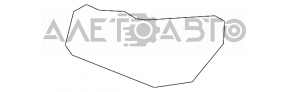 Крепление переднего бампера правое Honda CRV 02-06