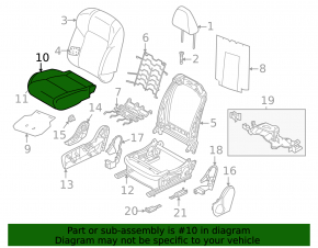 Пассажирское сидение Nissan Rogue 21-22 без airbag, механическое, ткань черно-серая JP built