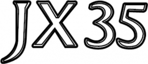 Эмблема надпись JX35 крышки багажника Infiniti JX35 13-13
