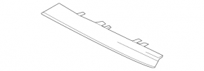 Grila radiator stanga jos Mercedes GLS-clasa X166 13-16 cromat