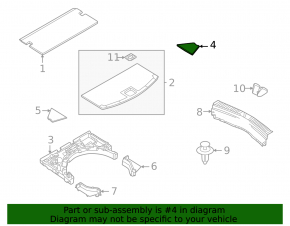 Крышка кармана багажника правая Mazda CX-5 22-25 черная