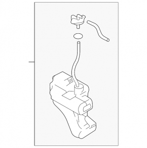 Vas de expansiune a lichidului de răcire Mazda CX-7 10-12
