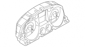 Щиток приборов VW CC 08-15 145к