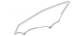 Стекло двери передней правой Lexus ES300h ES350 13-18 triplex