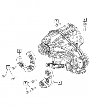 Демпфер раздатки Jeep Grand Cherokee WL 21-26 большой
