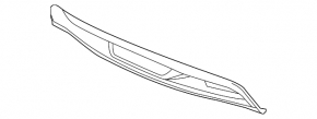 Губа заднего бампера Honda CRZ 11-12