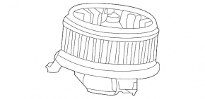 Motor ventilator încălzire Honda Crosstour 10-15